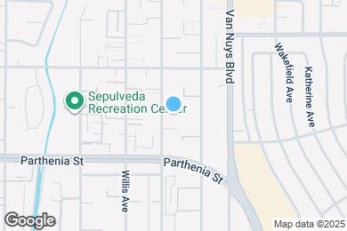 Map image of the property - 8800 Cedros Ave