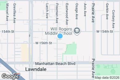 Map image of the property - 15430 Freeman Ave