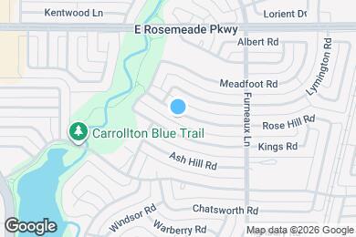 Map image of the property - 2018 Rose Hill Rd