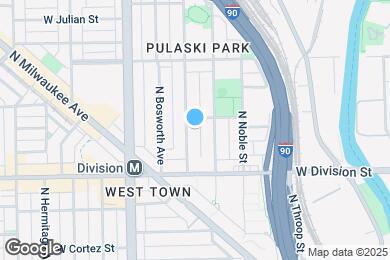 Map image of the property - 1247 N Greenview Ave