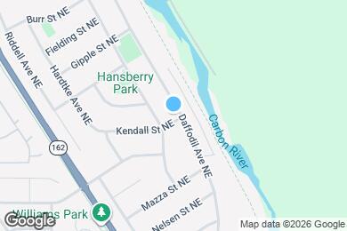 Map image of the property - 1301 Daffodil Ave NE