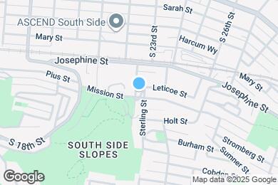 Map image of the property - 38 Greeley St