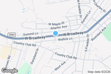 Map image of the property - 650 W Broadway