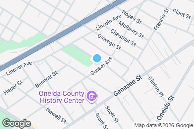 Map image of the property - 1532 Sunset Ave