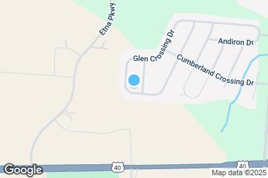 Map image of the property - 283 Glen Crossing Dr