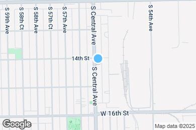 Map image of the property - 1409 S Central Ave
