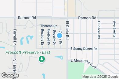 Map image of the property - 645 S Canon Dr
