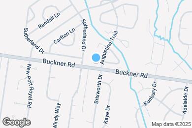 Map image of the property - 1405 Augustine Ct