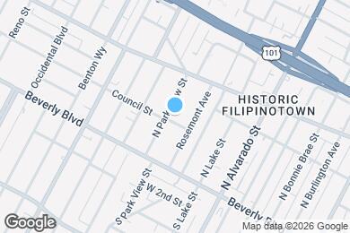 Map image of the property - 206 N Park View St