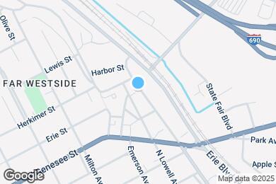 Map image of the property - 1935 W Fayette St