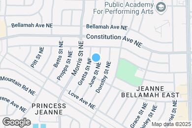 Map image of the property - 1121 June St NE