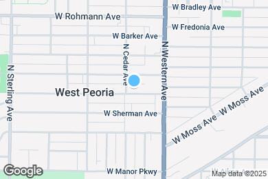 Map image of the property - 2005 W Ayres Ave