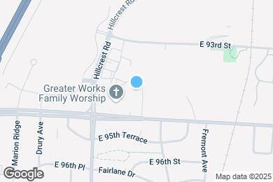 Map image of the property - 9404 White Ave