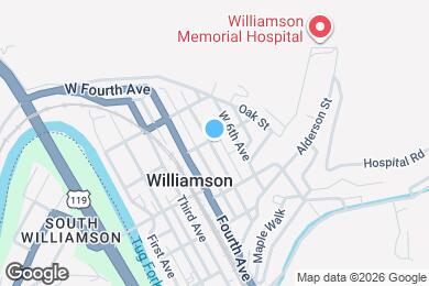 Map image of the property - 40 W Fifth Ave