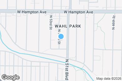 Map image of the property - 4640 N 52nd St