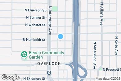 Map image of the property - 1367 N Humboldt St