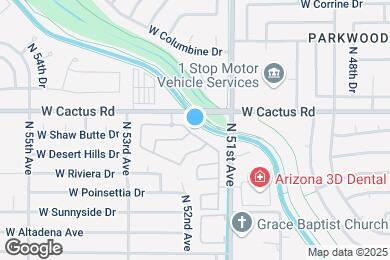 Map image of the property - 5170 W Shaw Butte Dr