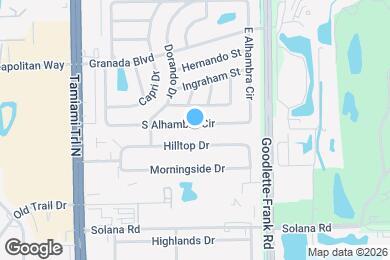 Map image of the property - 1222 S Alhambra Cir