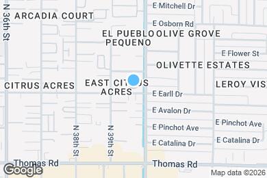 Map image of the property - 3944 E Earll Dr