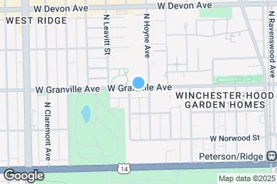 Map image of the property - 2115 W Granville Ave