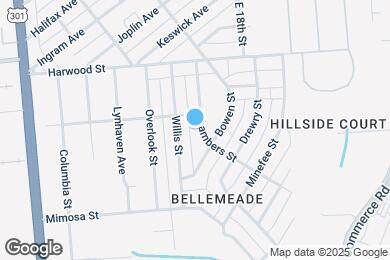 Map image of the property - 1407 Chambers St