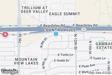 Map image of the property - 927 E Escuda Dr