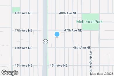 Map image of the property - 4626 4th St NE