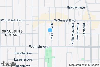Map image of the property - 1353 N Martel Ave