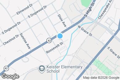 Map image of the property - 165 Ohio Ave