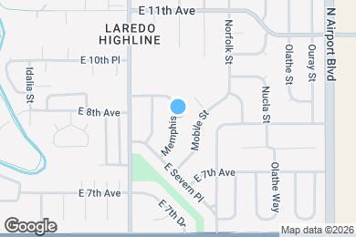 Map image of the property - 836 Memphis St