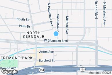 Map image of the property - 1011 San Rafael Ave