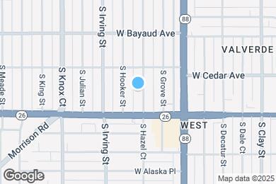 Map image of the property - 245 S Hazel Ct