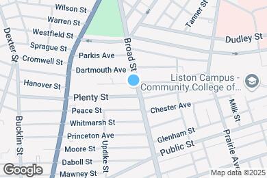 Map image of the property - 603 Broad St