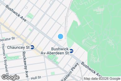 Map image of the property - Beautifully renovated Bushwick apartment by A & L trains
