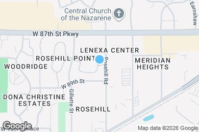 Map image of the property - 12800 W 88th Cir