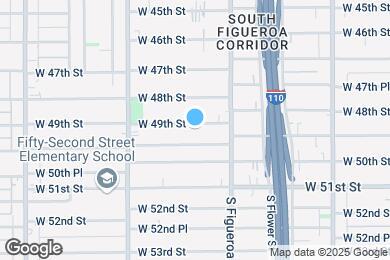 Map image of the property - 600 W 49th St