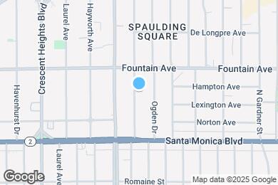 Map image of the property - 1210 N Orange Grove Ave