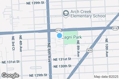 Map image of the property - 13390 NE 7th Ave