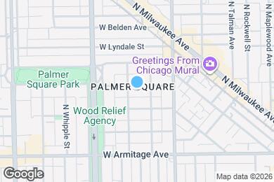 Map image of the property - 2857 W Shakespeare Ave