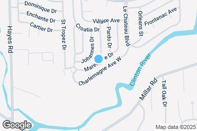 Map image of the property - 15864 Marentette Dr