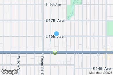 Map image of the property - 9080 E 16th Ave