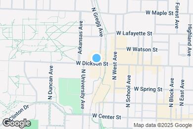 Map image of the property - 609 W Dickson St