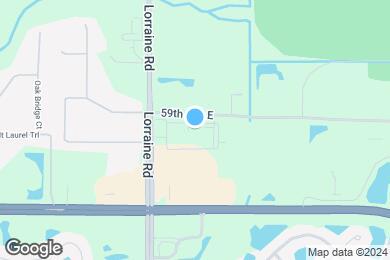 Map image of the property - The Oasis at Lakewood Ranch