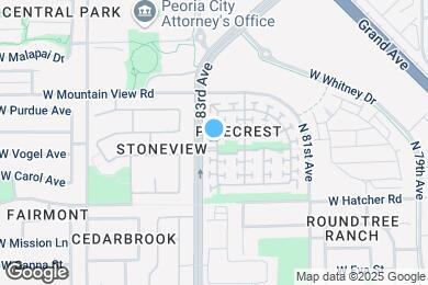 Map image of the property - 9602 N 82nd Glen