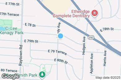 Map image of the property - 10400 E 79th St