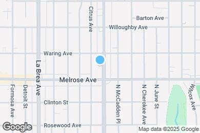 Map image of the property - 717 N Highland Ave