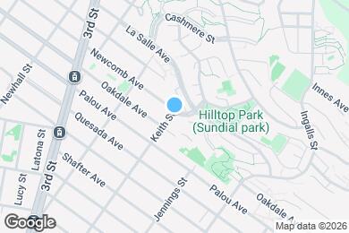 Map image of the property - 1395 Newcomb Ave