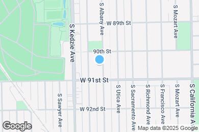 Map image of the property - 9024 S Albany Ave