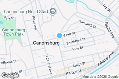 Map image of the property - 416 Greenside Ave