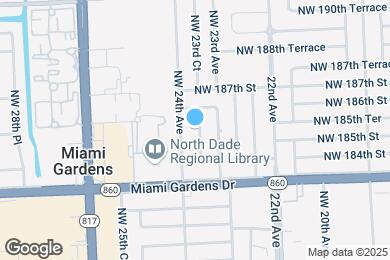 Map image of the property - 18512 NW 23rd Ct